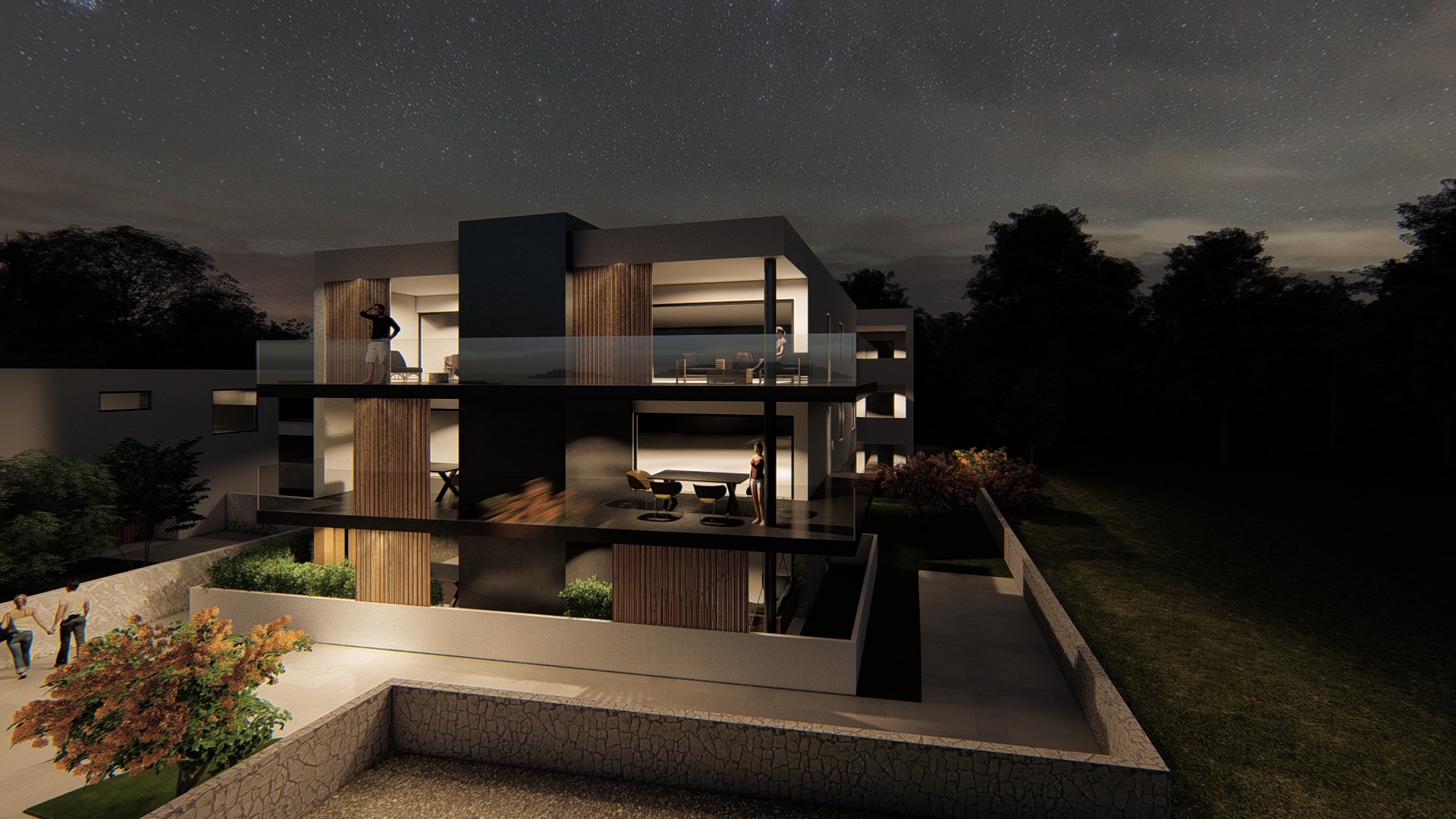 Evening at a Svetec home
