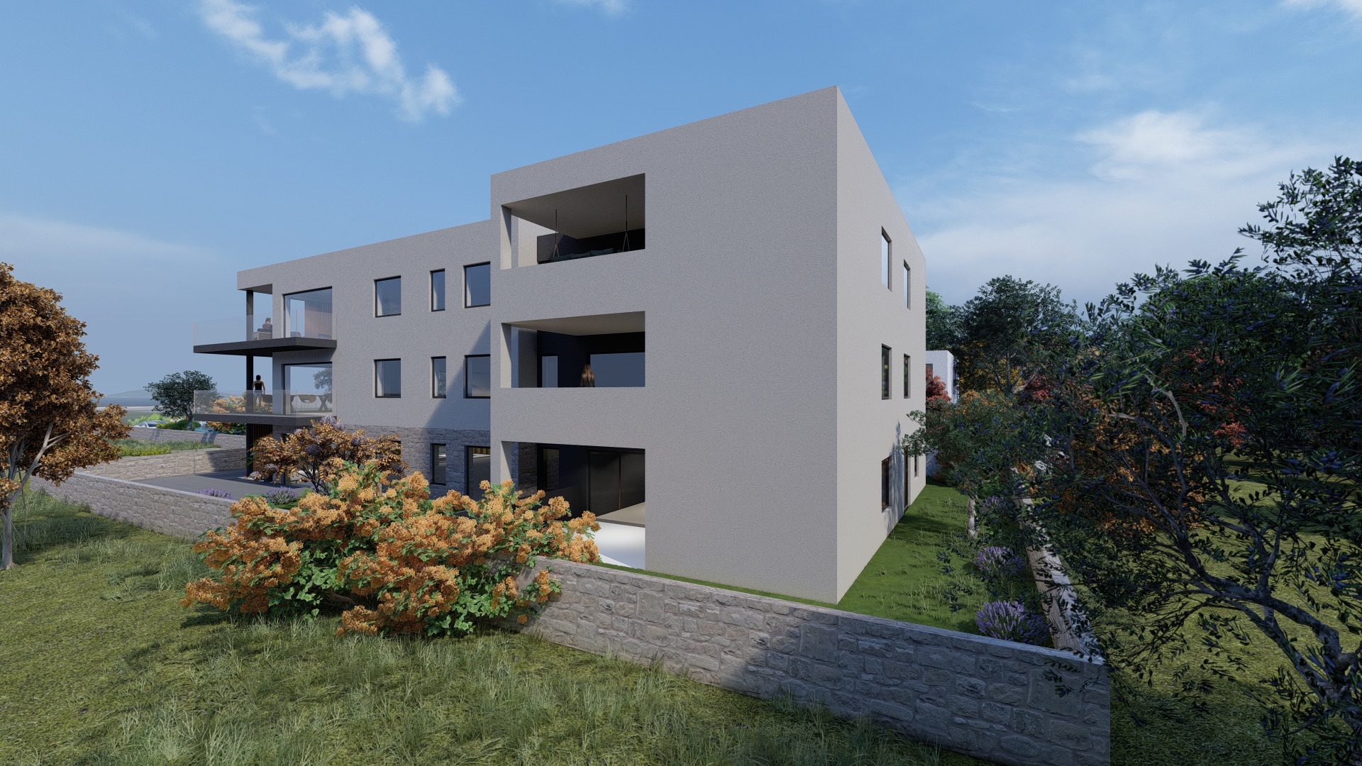 Sea-view elevation